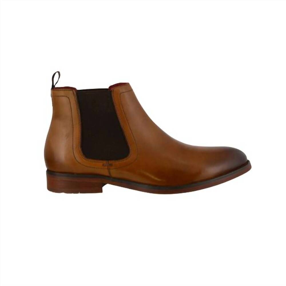 NEW SPRING STEP SHOES men's brennan leather bootie in brown